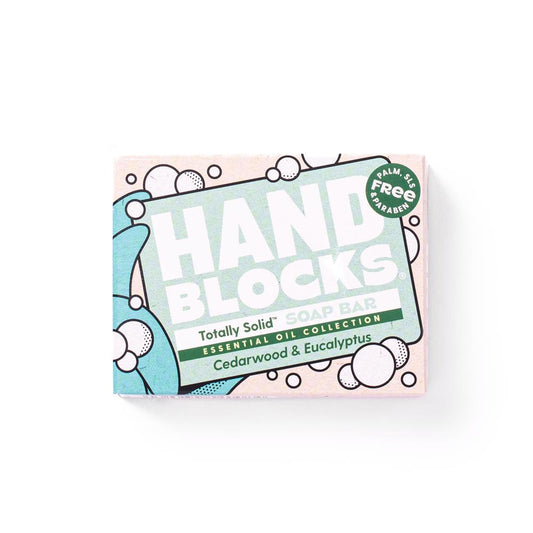 Shower Blocks_Hand Blocks Soap - Cedarwood & Eucalyptus 100g
