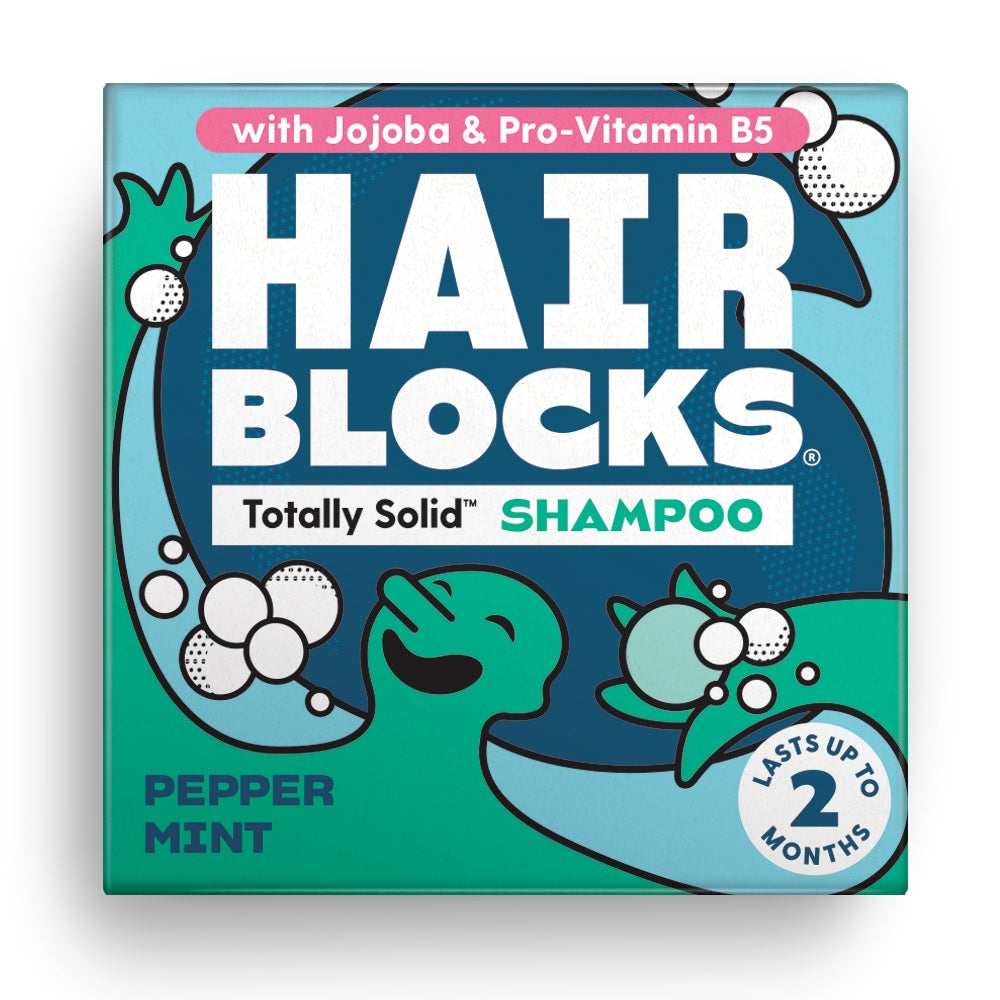 Shower Blocks_Hair Blocks Solid Shampoo - Pepper Mint - All hair types