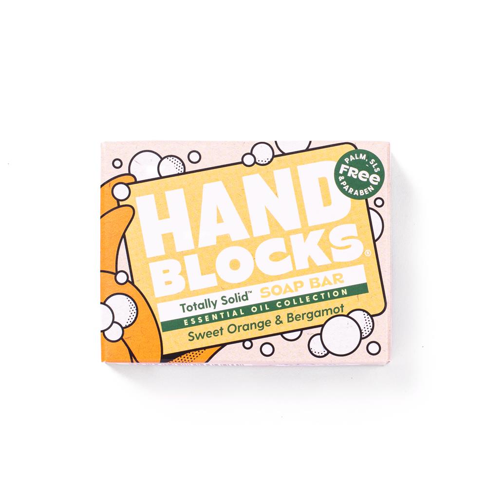Shower Blocks_Hand Blocks Soap - Orange & Bergamot 100g