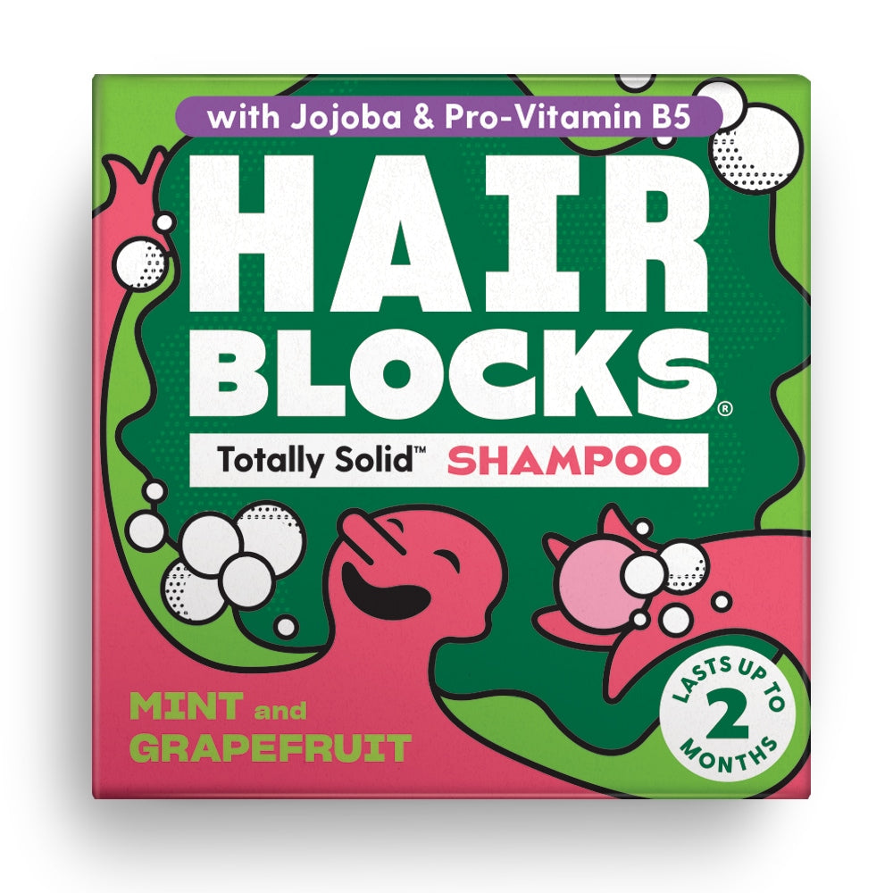 Shower Blocks_Hair Blocks Solid Shampoo - Mint & Grapefruit - All hair types