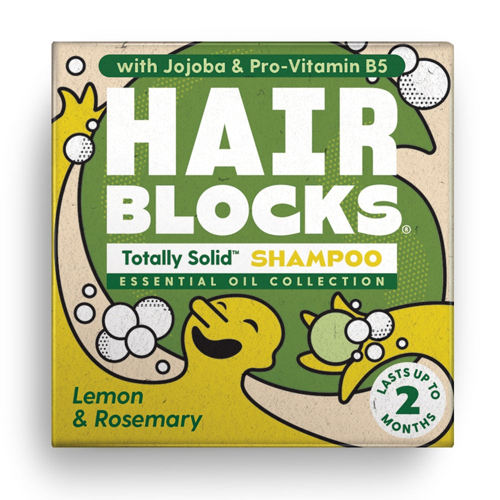 Shower Blocks_Hair Blocks Solid Shampoo - Lemon & Rosemary - All hair types