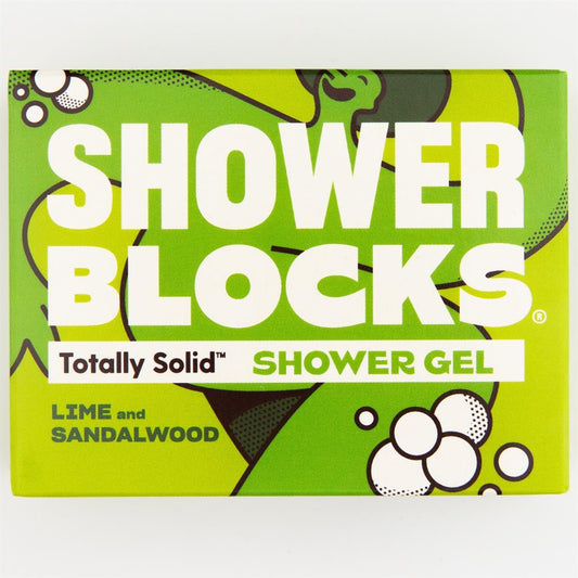 Shower Blocks_Solid Shower Gel in Lime & Sandalwood 100g
