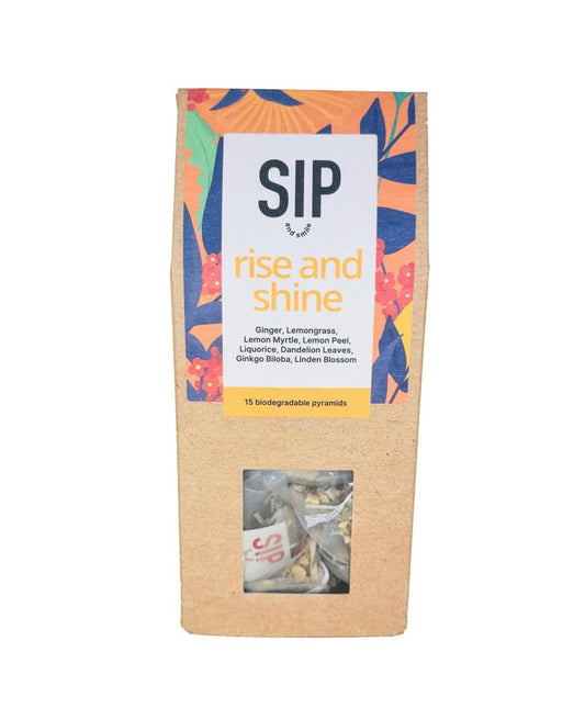 Sip and Smile_Rise and Shine 15 Pyramid Tea Bags