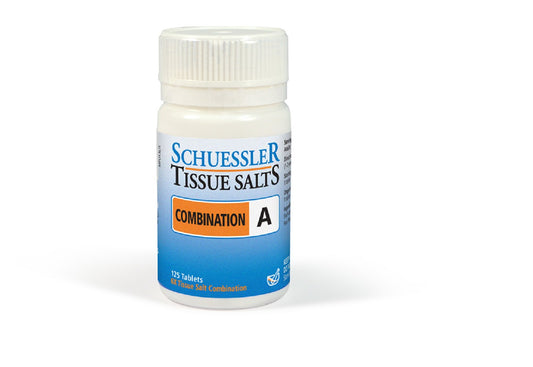 Schuessler_Combination A Tissue Salts 125 Tablets