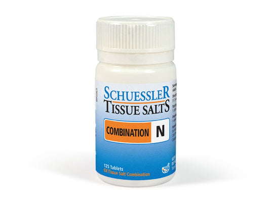 Schuessler_Combination N Tissue Salts 125 Tablets