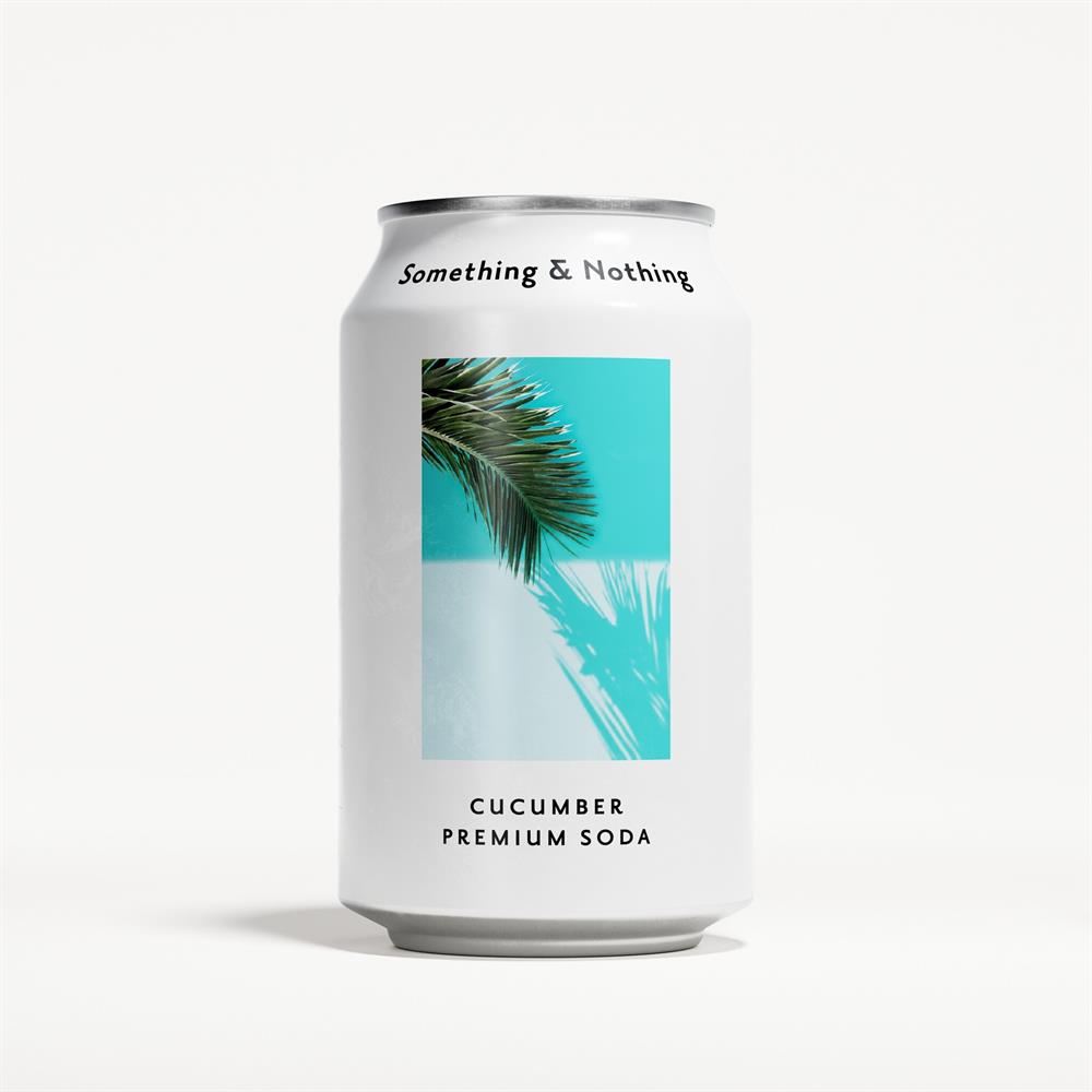 Something & Nothing_Cucumber Premium Soda 330ml-Pack of 4