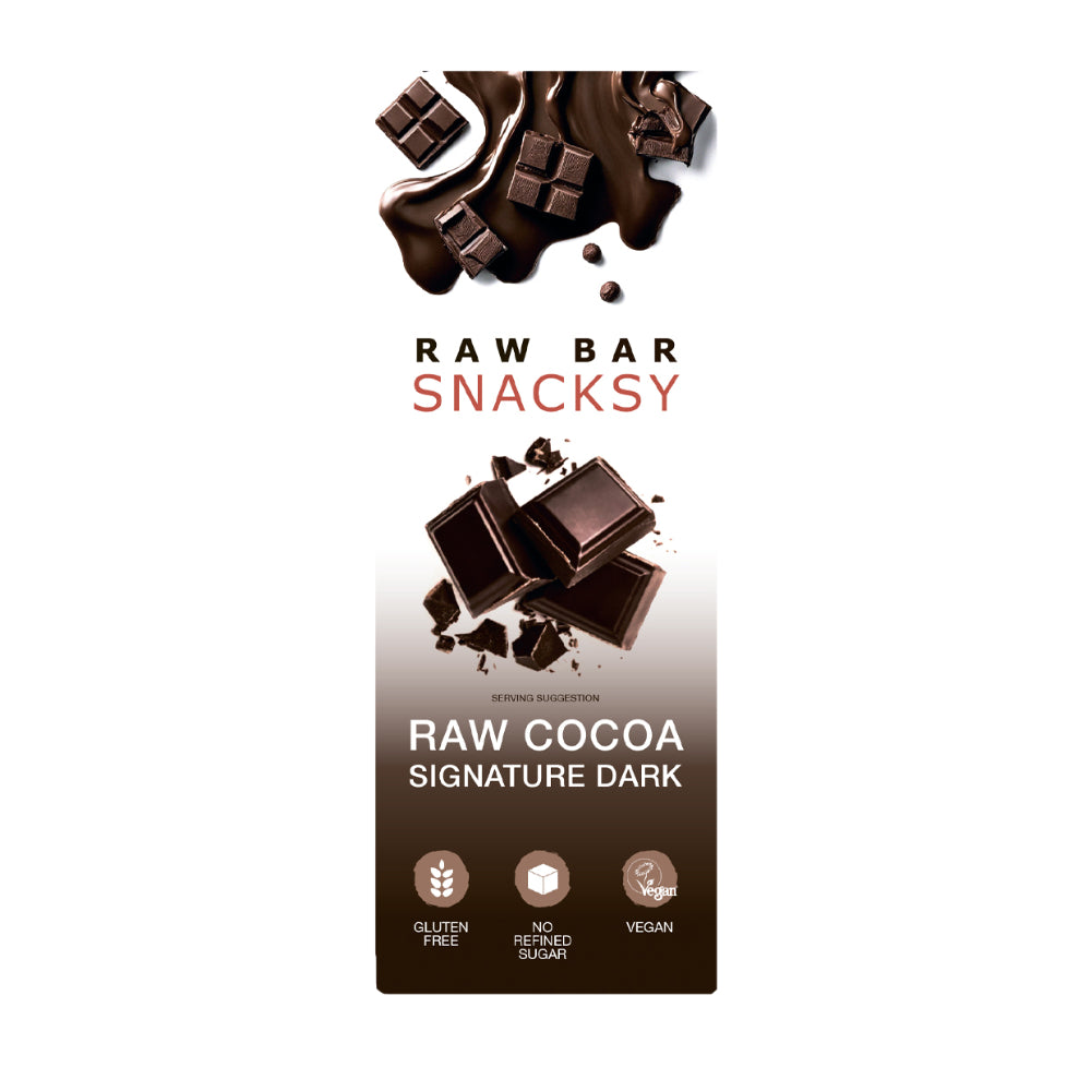 Snacksy_Raw Chocolate alternative Signature Dark 40g-Pack of 2