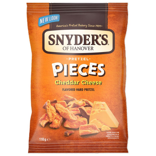 Snyders_15% OFF Snyder's Pretzel Pieces Cheddar Cheese 110g-pack of 10