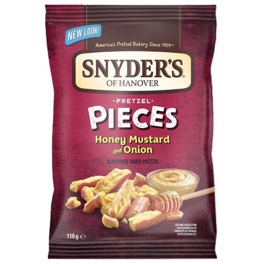 Snyders_15% OFF Snyder's Pretzel Pieces Honey Must & Onion 110g-Pack of 10