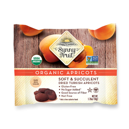 Sunny Fruit_Dried Soft Apricots Organic 50g-pack of 12