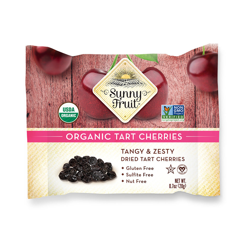 Sunny Fruit_Dried Tart Cherries Organic 20g-pack of 12
