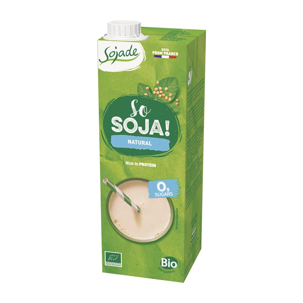 Sojade_Org Unsweetened Soya Drink 1 Litre-Pack of 4