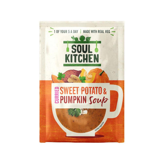 Soul Kitchen Curried Sweet Potato & Pumpkin Instant Soup 25g-Pack of 4
