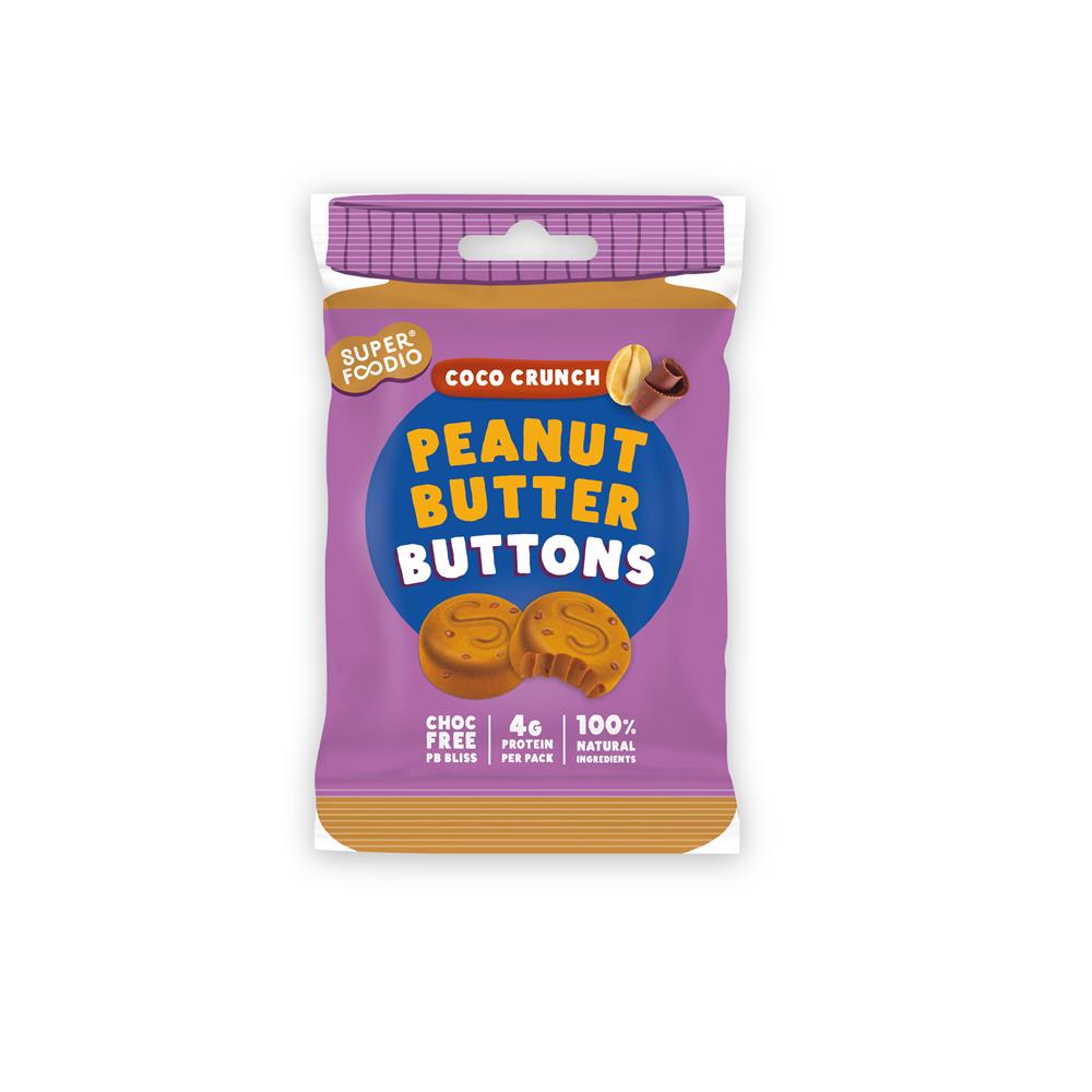 Superfoodio_Peanut Butter Buttons - Coco Crunch 20g-pack of 15