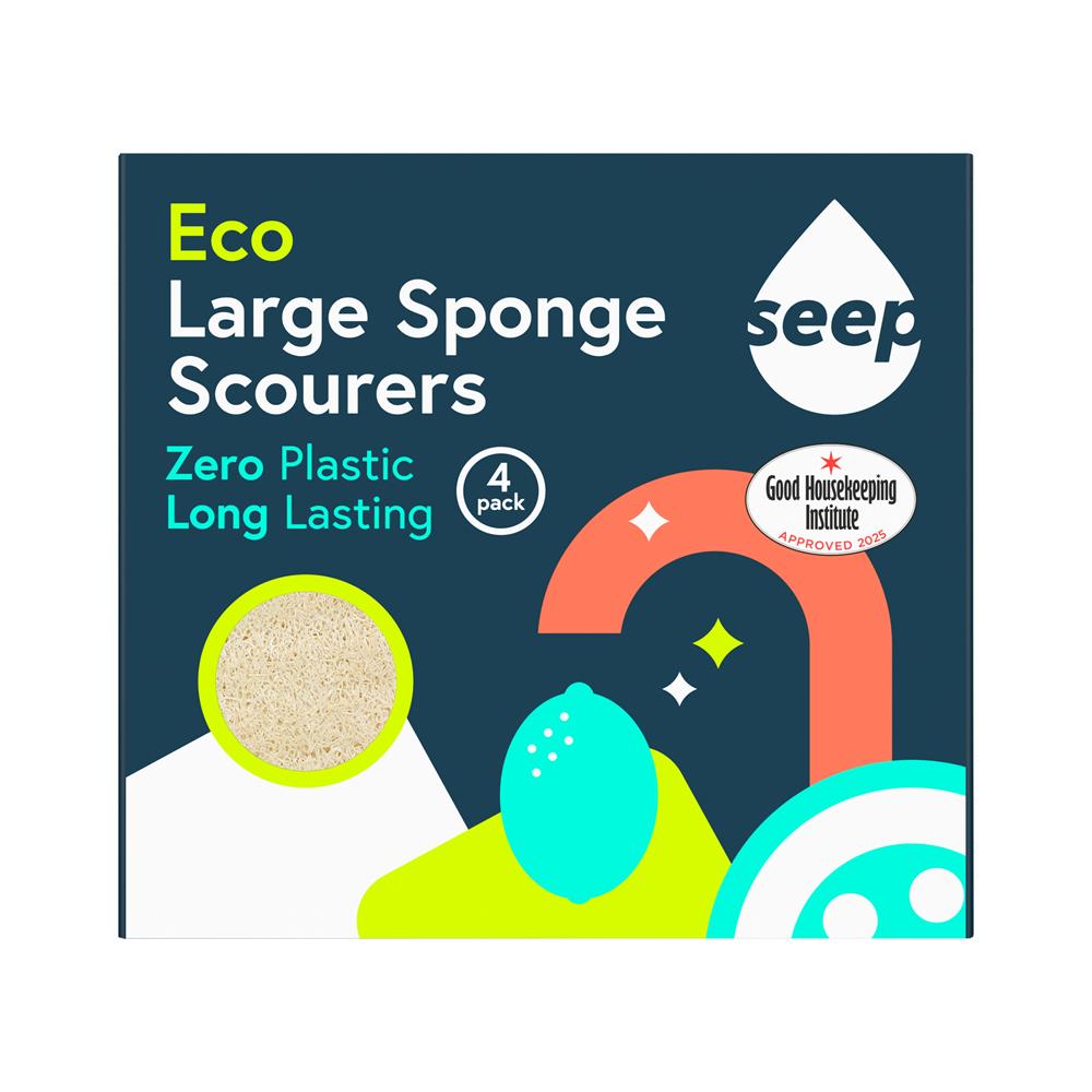 Seep_Large Eco Sponge Scourer - 4 pack