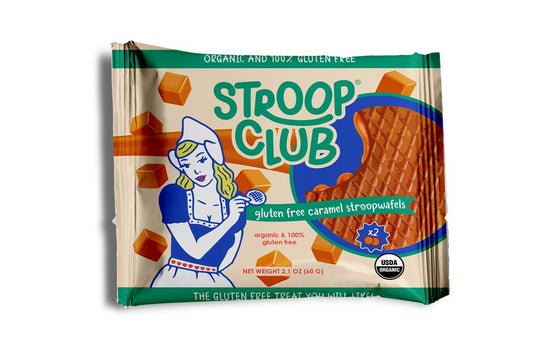Stroop Club_Caramel Gluten Free stroopwafels 2-pack 60g-pack of 12