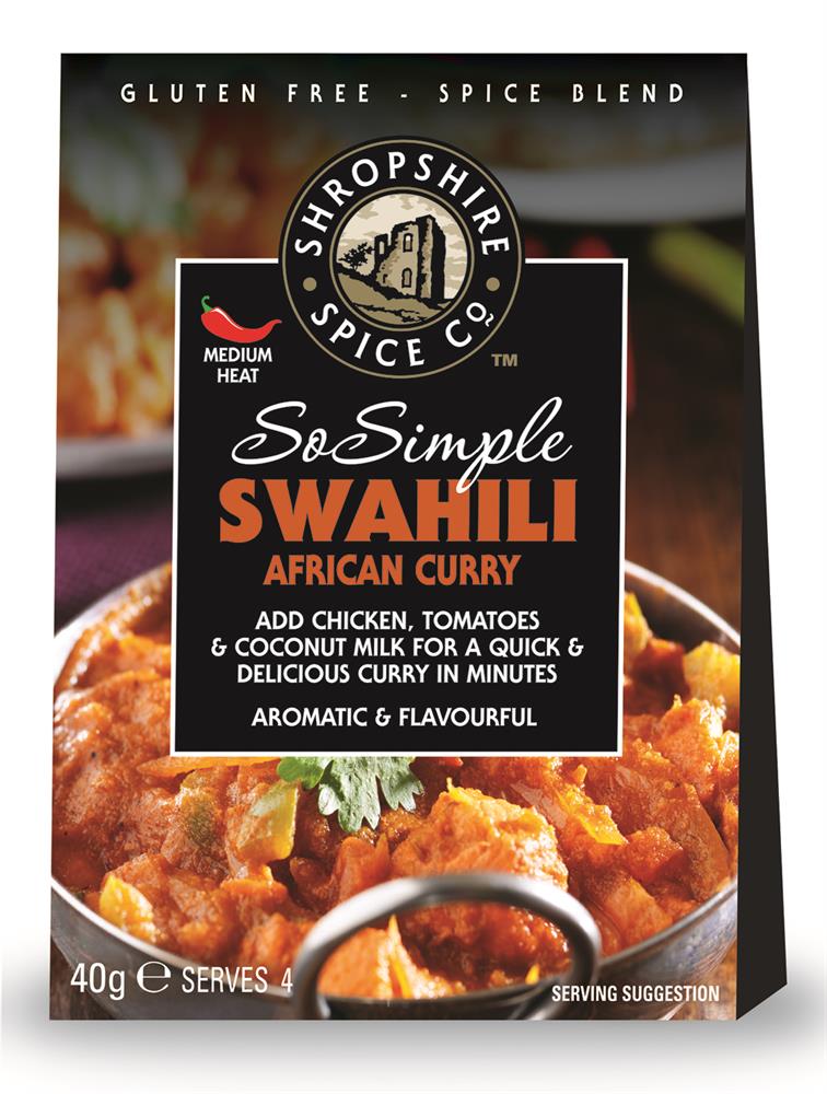Shropshire Spice_So Simple Gluten Free Swahili African Curry 40g-pack of 2