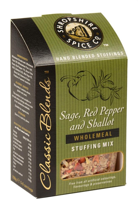 Shropshire Spice_Sage Red Pepper & Shallot Wholemeal Stuffing 150-Pack of 3