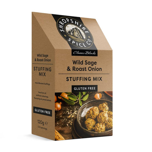 Shropshire Spice_Gluten Free Wild Sage & Roast Onion Stuffing 120-Pack of 3