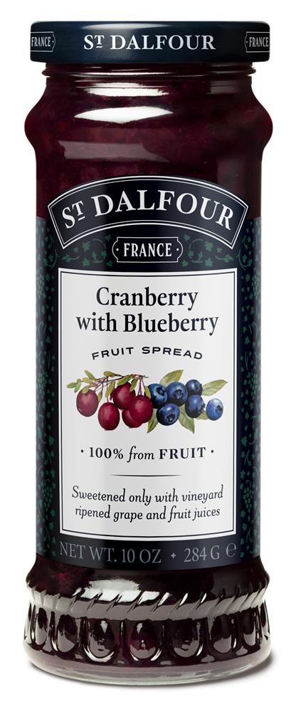 St Dalfour_Cranberry & Blueberry Fruit Spread 284g-Pack of 2