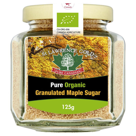 St Lawrence Gold_Pure Organic Maple Sugar 125g