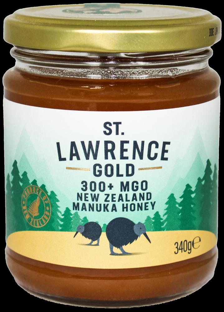 St Lawrence Gold_New Zealand Manuka Honey 300+MGO 340g