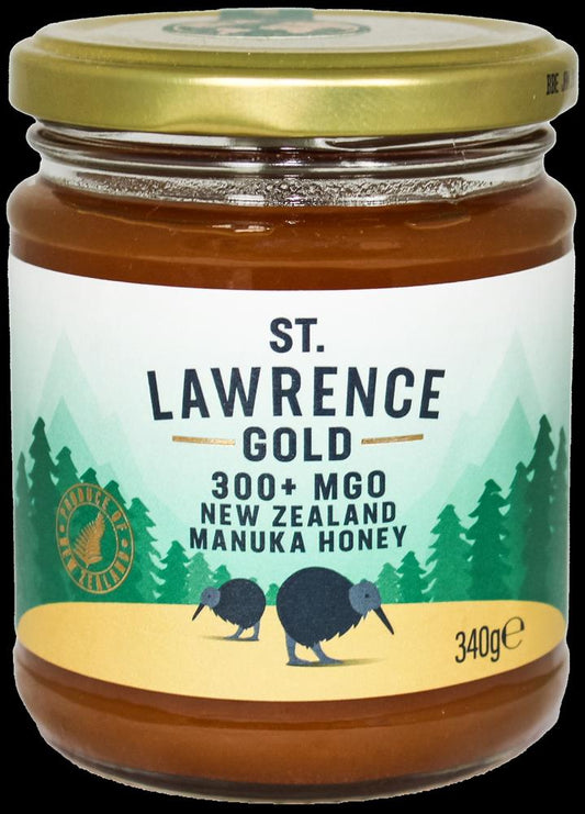 St Lawrence Gold_New Zealand Manuka Honey 300+MGO 340g