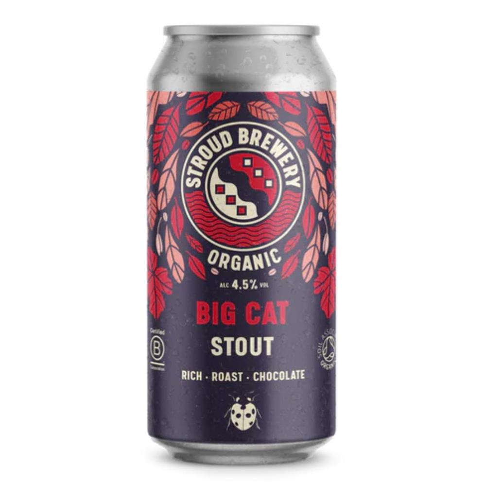Stroud Brewery_Big Cat Stout 4.5% ABV 440ml-Pack of 2