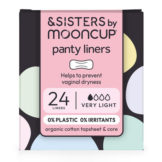 AND SISTERS_Organic Cotton Bio-wrapped Liners | Unscented | (24 pack)