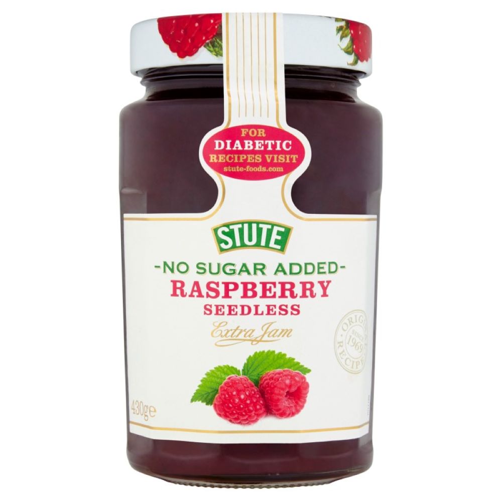 Stute_No Sugar Added Raspberry Seedless Jam 430g-pack of 2