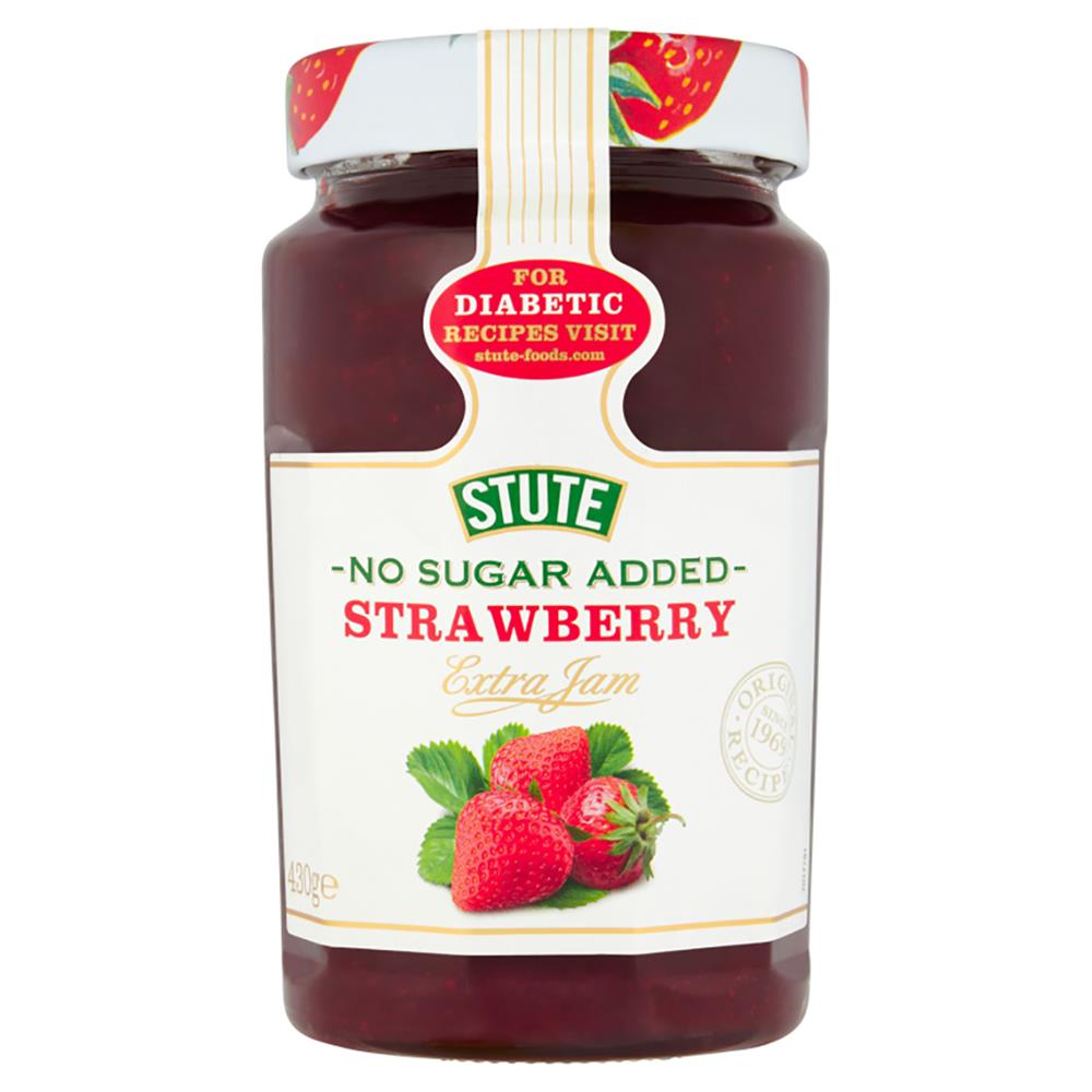 Stute_No Sugar Added Strawberry Jam 430g-pack of 2