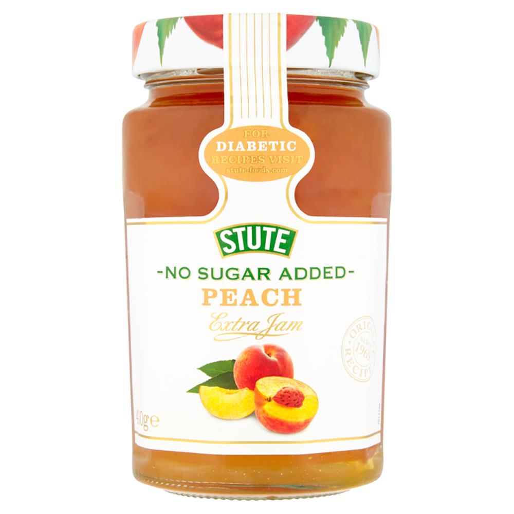 Stute_No Sugar Added Peach Jam 430g-pack of 2