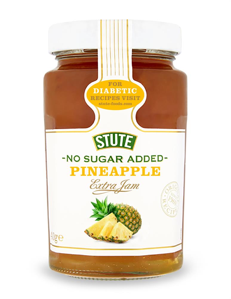 Stute_No Sugar Added Pineapple Jam 430g