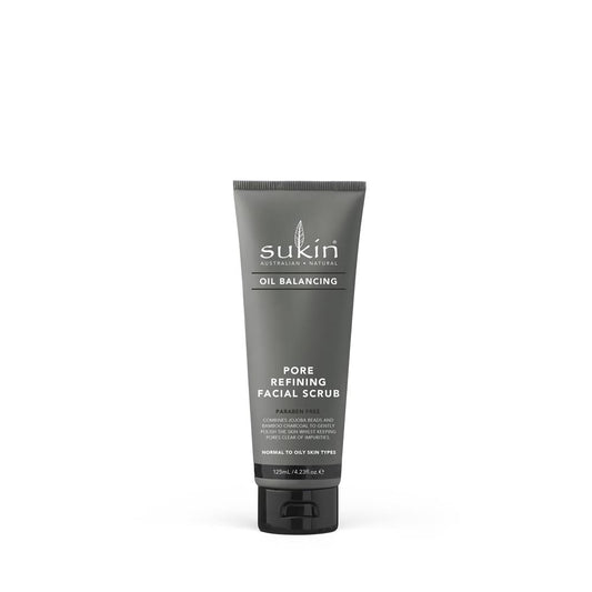 Sukin_OB + Charcoal Facial Scrub 100ml