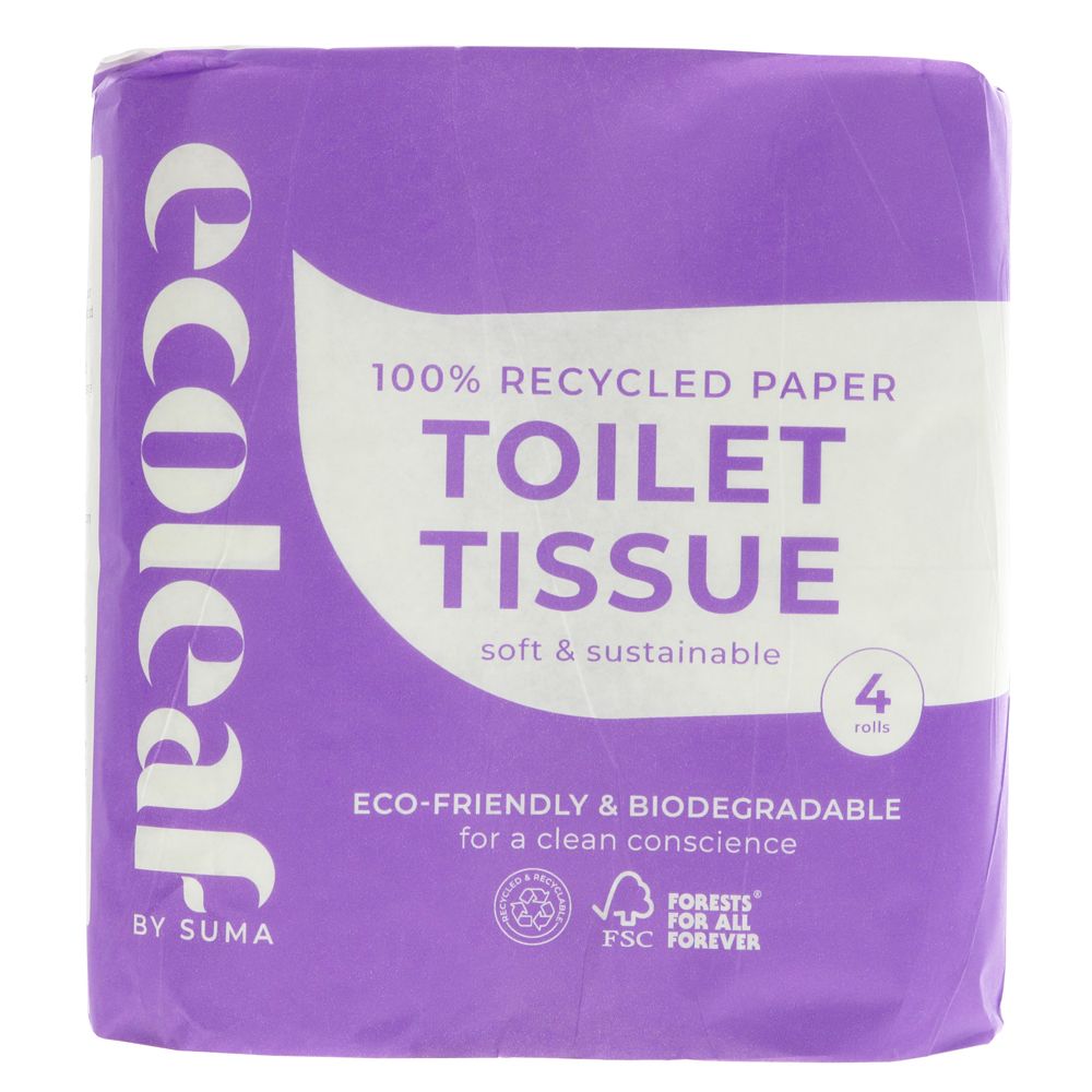 Suma_Ecoleaf Toilet Tissue 4 Pack-Pack of 2