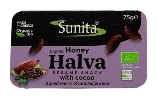 Sunita_Organic Dark Chocolate Halva 75g-Pack of 2