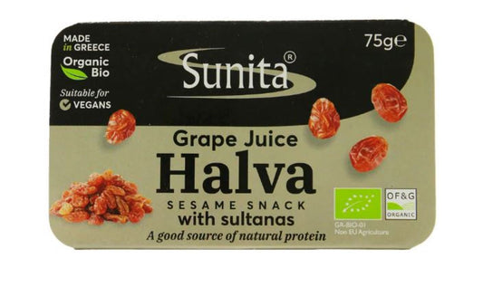 Sunita_Organic Grape Juice & Sultana Halva 75g-Pack of 2