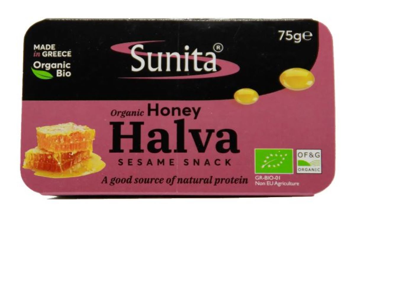 Sunita_Organic Plain Honey Halva 75g-Pack of 2