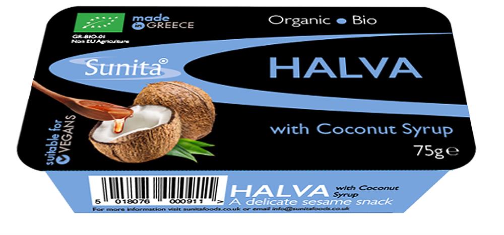 Sunita_Organic Halva with Coconut Syrup 75g-pack of 12