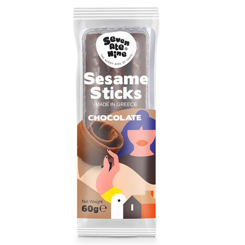 Seven Ate Nine_Sesame Sticks with Chocolate 60g-pack of 4