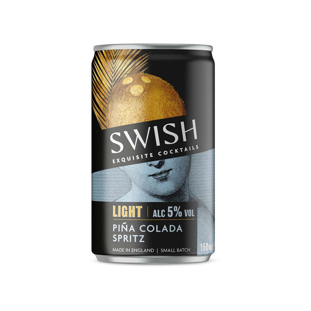Swish Cocktails_Swish Cocktail Pina Colada Spritz Light 5% ABV 150ml-pack of 2
