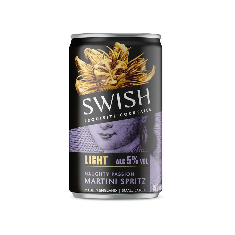 Swish Cocktails_Swish Cocktail Naughty Passionfruit Martini Spritz 5% ABV 150ml-pack of 2