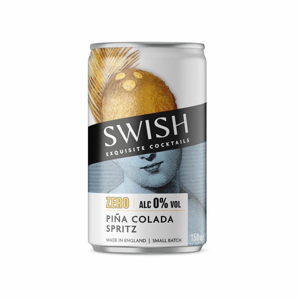 Swish Cocktails_Pina Colada Spritz Zero 0% ABV 150ml-pack of 2
