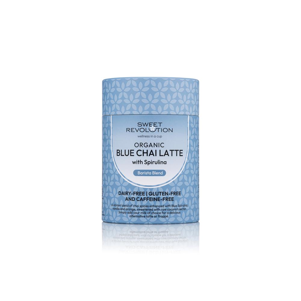 Sweet Revolution_Organic Blue Chai Latte with Spirulina
