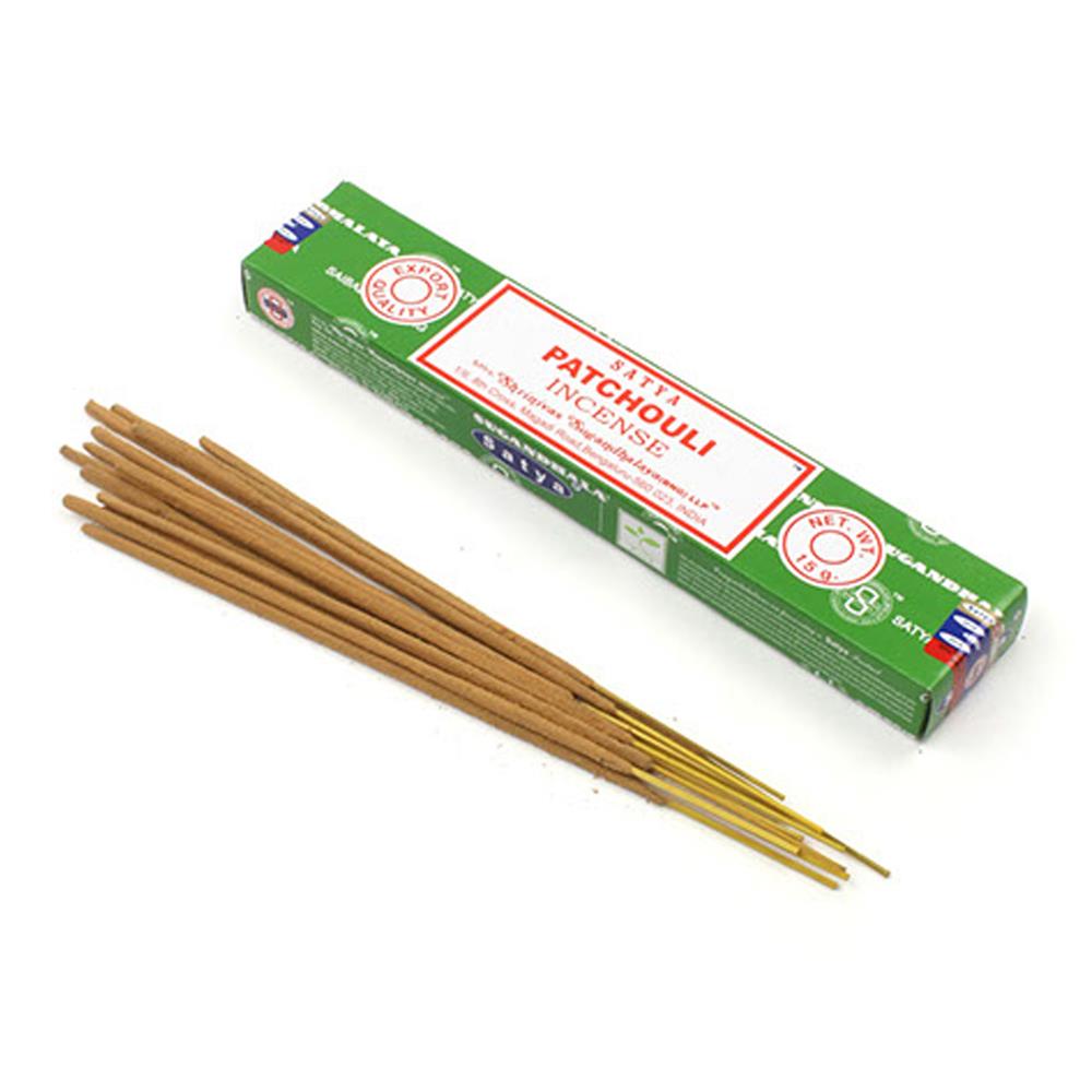 Satya_Patchouli Incense sticks 15g Pack.-pack of 6