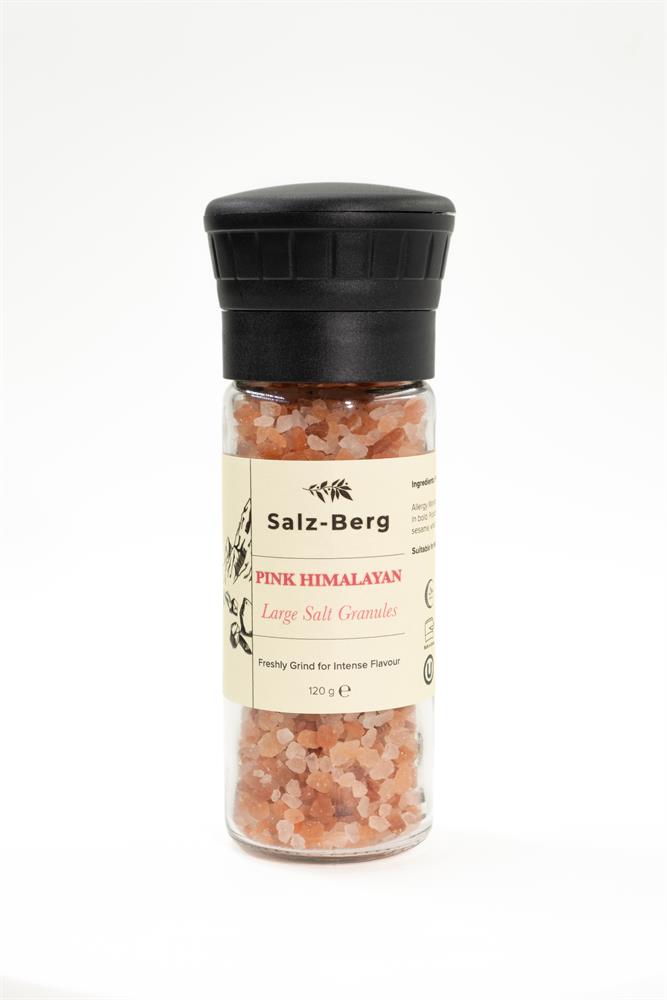 Salz Berg_Salz-Berg Pink Himalayan Salt Grinder - Granule Salt 120g-Pack of 2