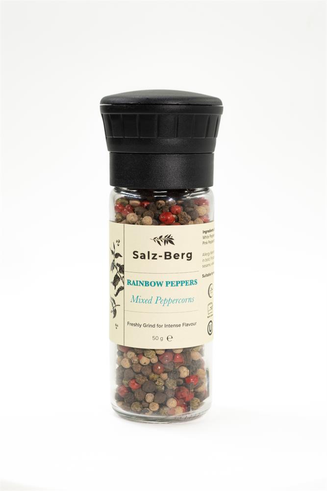 Salz Berg_Salz-Berg Rainbow Peppers Grinder 5- Mixed Peppercorns 50g-Pack of 2
