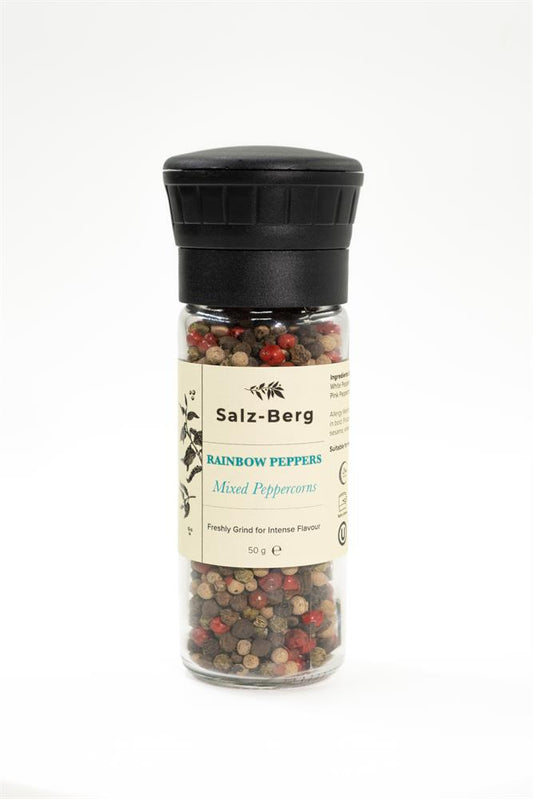 Salz Berg_Salz-Berg Rainbow Peppers Grinder 5- Mixed Peppercorns 50g-Pack of 2