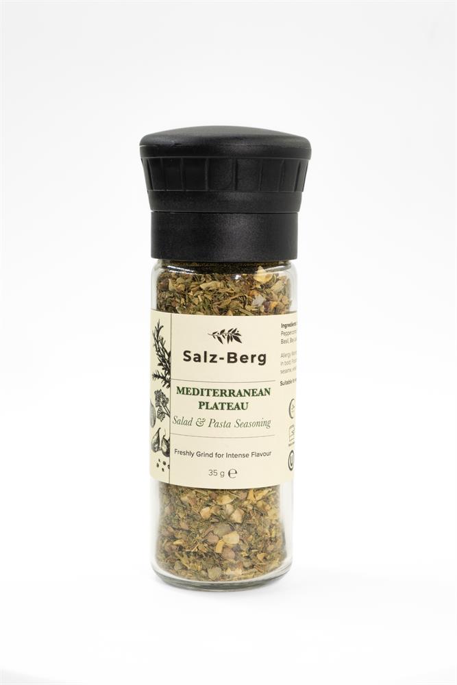 Salz Berg_Salz-Berg Mediterranean Plateau Grinder - Salad&Pasta Seasoning 3-pack of 2