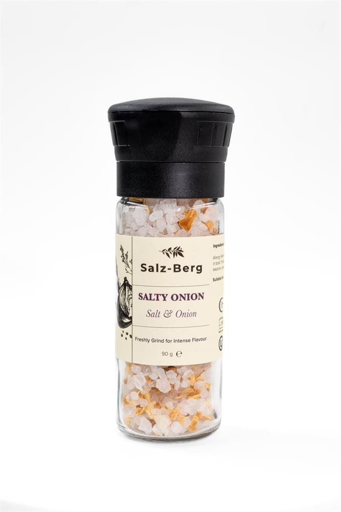 Salz Berg_Salz-Berg Salty Onion Grinder- Salt & Onion Granules 90g-pack of 2